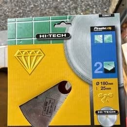 Diamantschijven Ø180 mm, Doe-het-zelf en Bouw, Ophalen of Verzenden, Nieuw