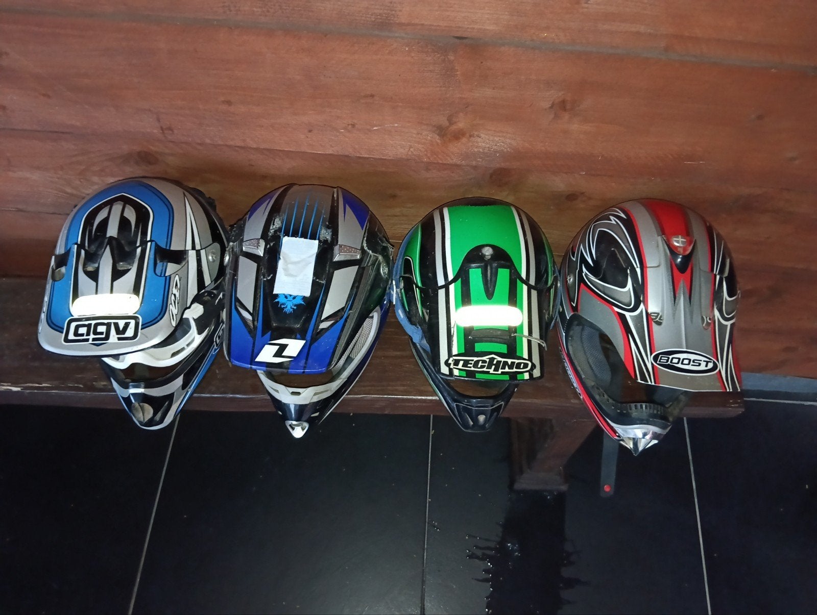 divers casque motocross enduro quad+ lunette, Motos, Enlèvement, L