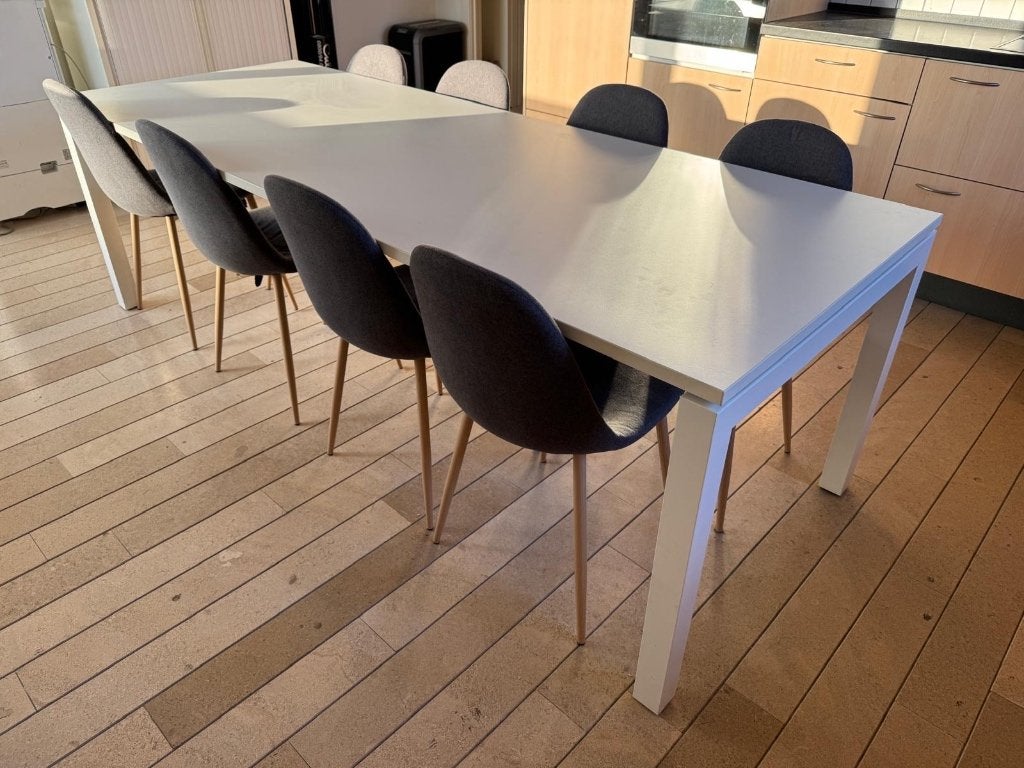 Tafel met stoelen, Ophalen, Gebruikt, 100 tot 150 cm, 200 cm of meer