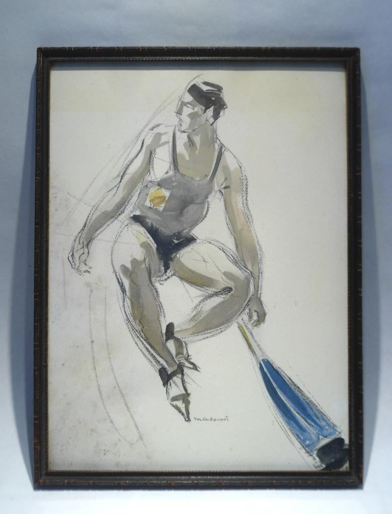 Armand Massonet (Be). Roeier., Enlèvement