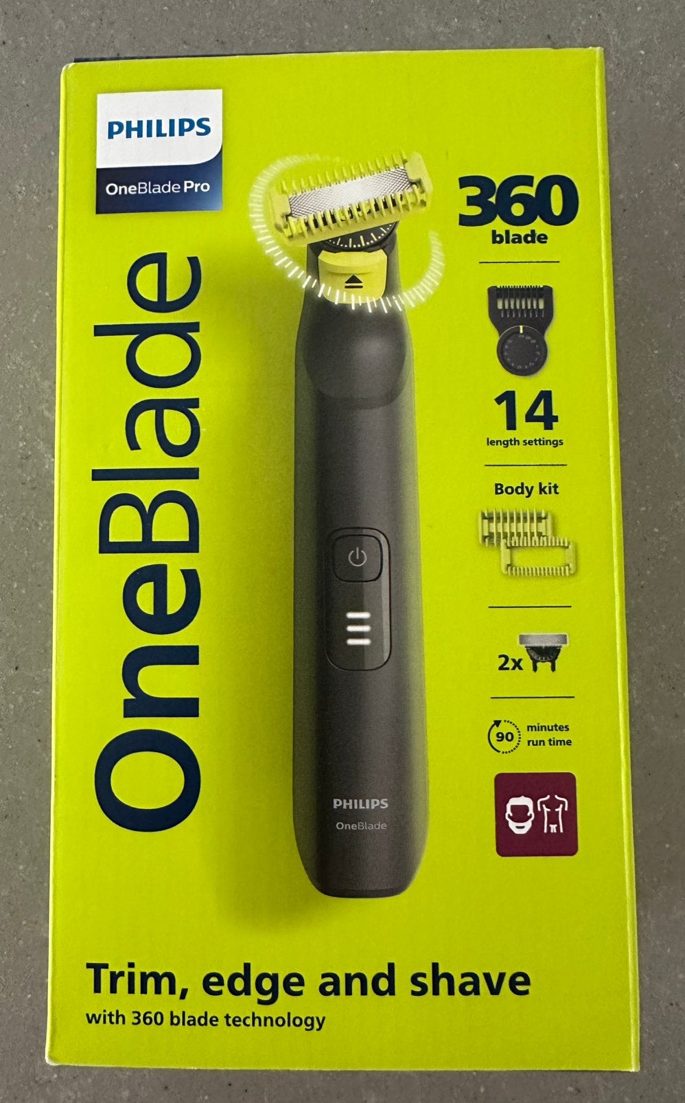 One Blade Pro 360 - NIEUW, Elektronische apparatuur, Persoonlijke Verzorgingsapparatuur, Ophalen of Verzenden, Nieuw