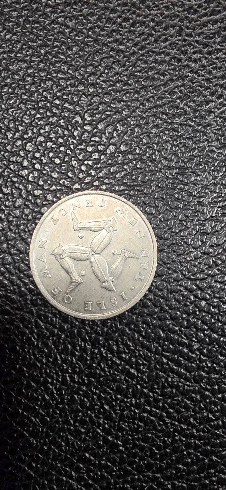 Isle of man ten new pence 1975  KM#23, Ophalen of Verzenden