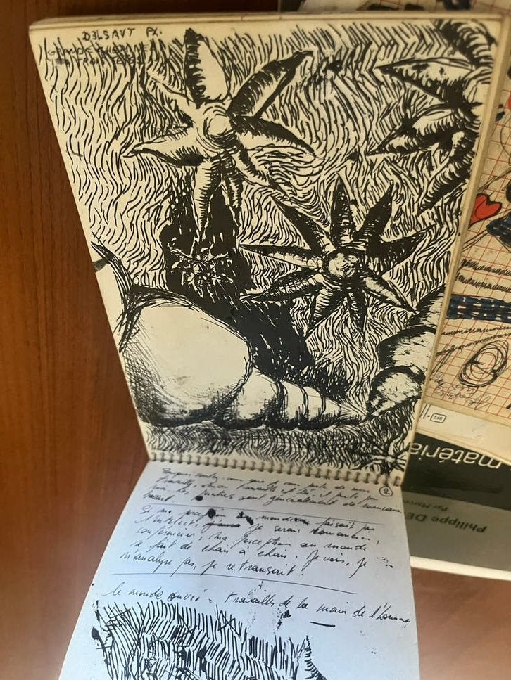 Collectionde croquis de Philippe Delsaut, dessins séparés, Enlèvement ou Envoi, Aquarelle, Signé