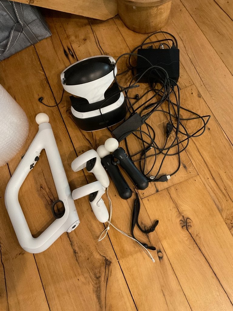 Playstation PS4 Casque VR + accessoires, Games en Spelcomputers, Virtual Reality, Gebruikt, Sony PlayStation, VR-bril, Ophalen of Verzenden