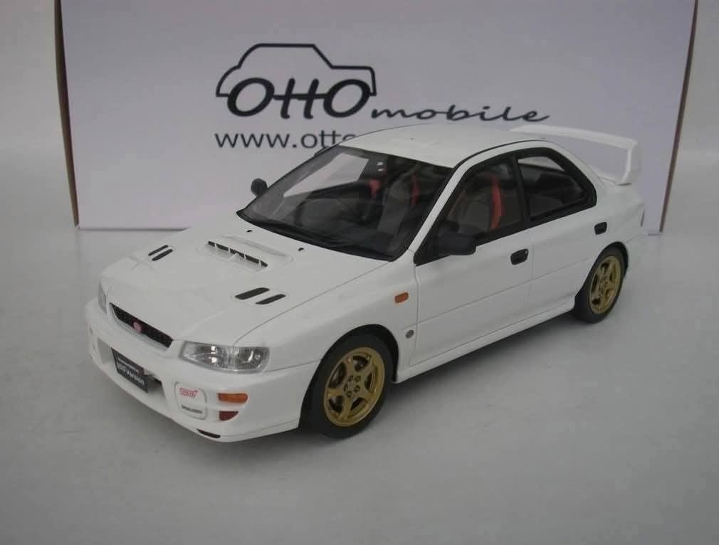 Subaru Impreza WRX type RA STI wit OTTO OT490 1/18, Hobby en Vrije tijd, Modelauto's | 1:18, Ophalen of Verzenden, Nieuw, Auto