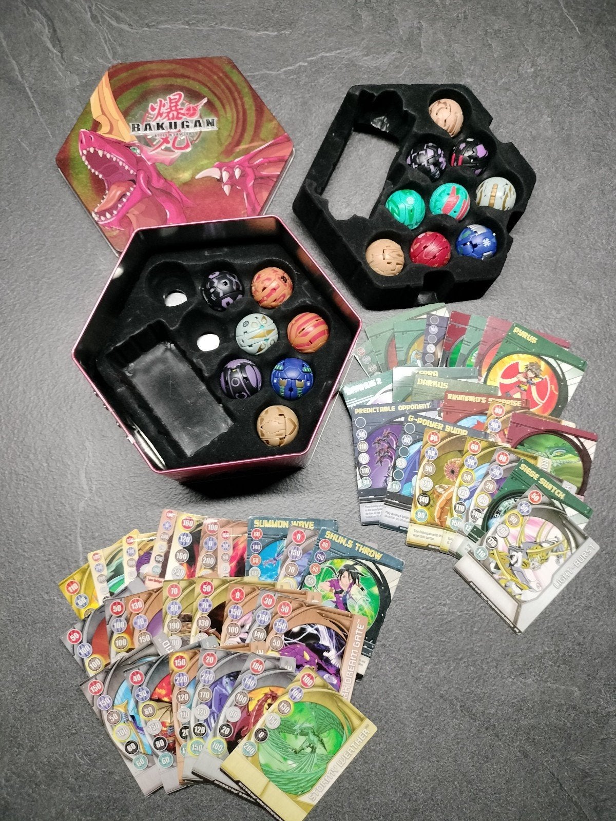 Bakugan battle browlers complete set, Ophalen of Verzenden, Gebruikt