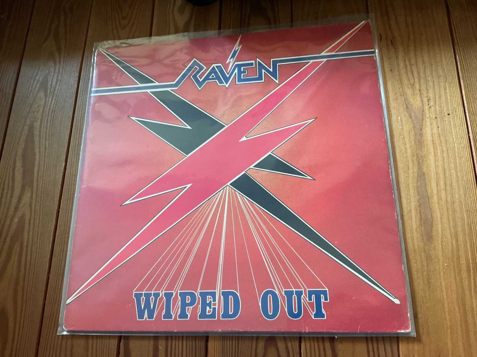 LP Raven - Wiped out, Ophalen of Verzenden, Gebruikt, LP
