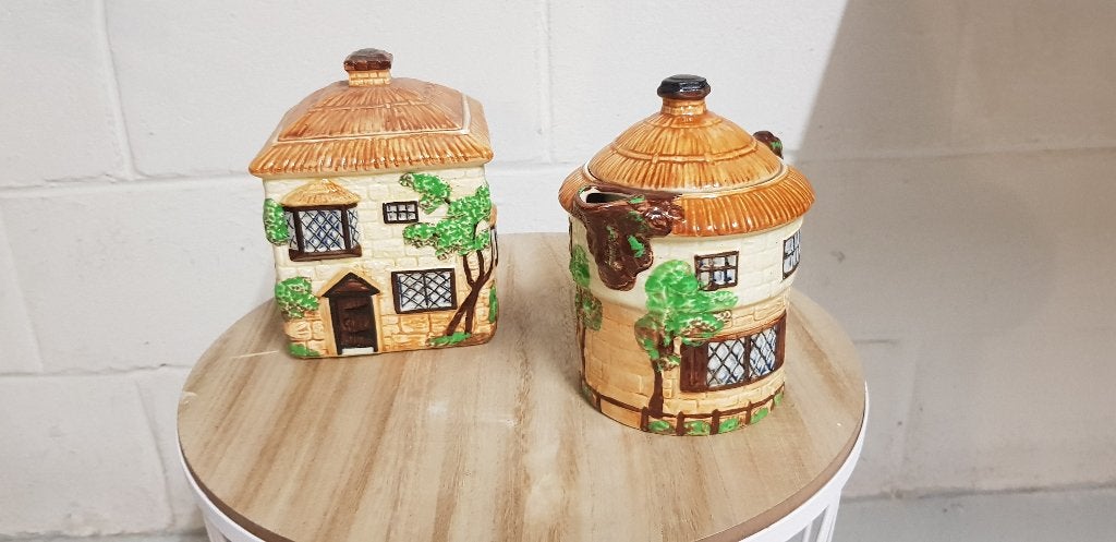 Ensemble Vintage Céramique « Cottage Ware » - Beswick Ware, Antiquités & Art, Enlèvement ou Envoi