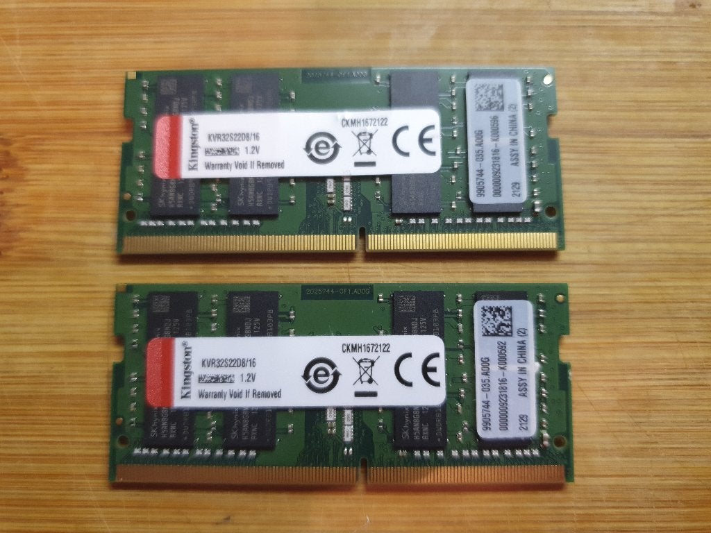 32Gb DDR4 Kingston 16Gb x 2 sodimm, Gebruikt, 32 GB, DDR4, Ophalen of Verzenden