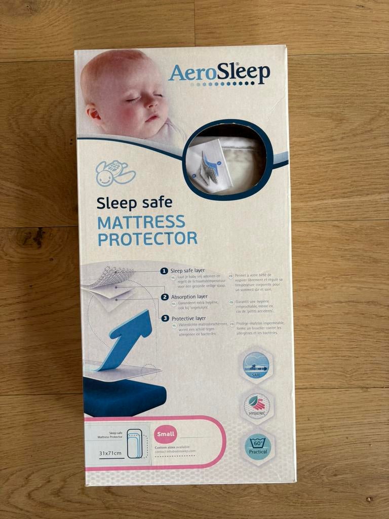 Aerosleep Matrasbeschermer small, Ophalen, Gebruikt, Jongetje of Meisje, Wit