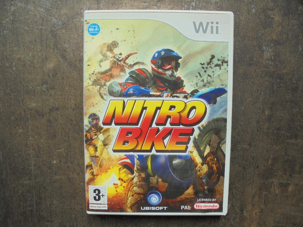 Nitrobike voor Wii (zie foto's), Games en Spelcomputers, Games | Nintendo Wii, Gebruikt, 1 speler, Racen en Vliegen, Ophalen of Verzenden