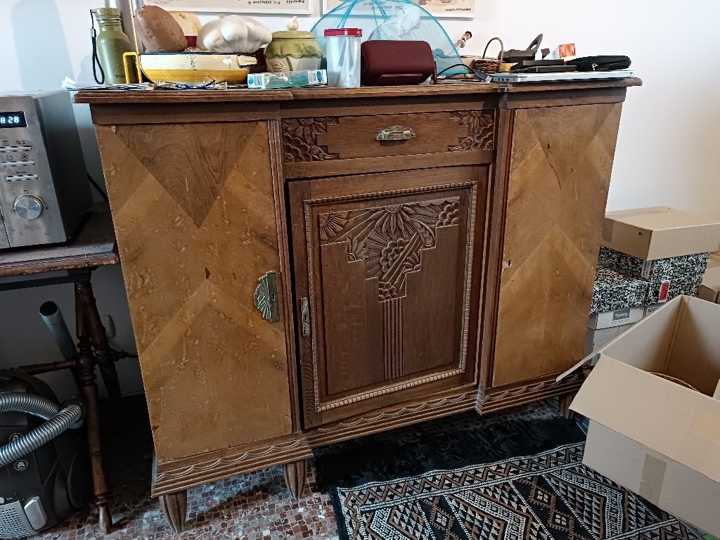 Gratuit - buffet art déco, Enlèvement, Utilisé, Chêne, Art déco