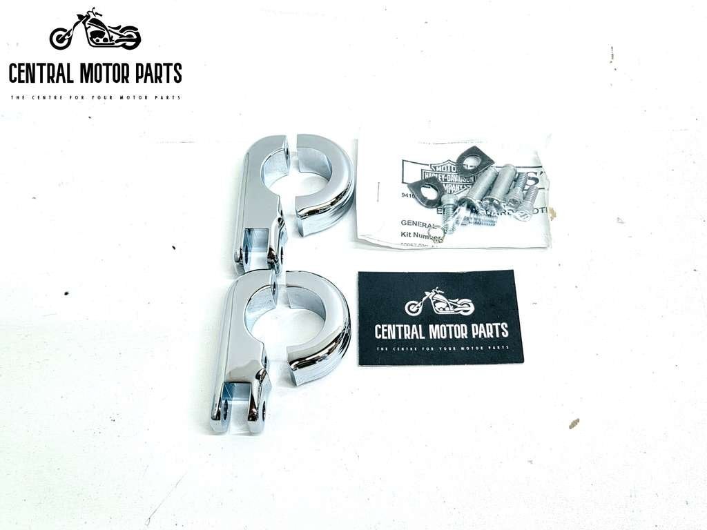 Billet Valbeugel Footpeg Mounting Kit Chrome 1.25 inch, Motoren, Niet ingevuld, Niet ingevuld, Nieuw, Ophalen of Verzenden