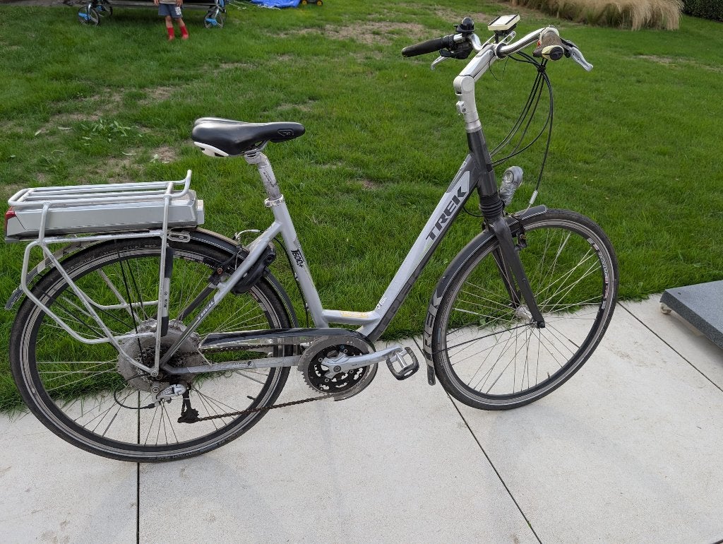 Trek - Trekking I600SL+ Elektrische fiets, Fietsen en Brommers, Ophalen, Gebruikt, 30 tot 50 km per accu, Overige merken
