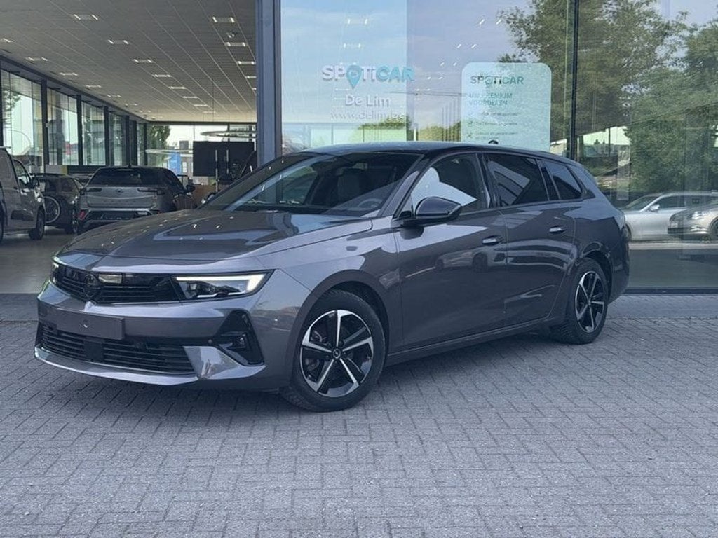 Opel Astra Sports Tourer GS 1.2T Mild-Hybrid *Navi*CarPlay*, Zwart, 130 pk, Te koop, Automaat