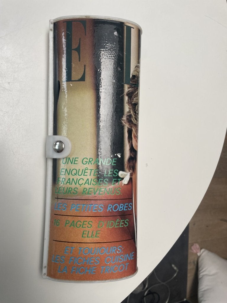 Vintage Ritma ELLE magazine bag – originele ELLE cover, Enlèvement