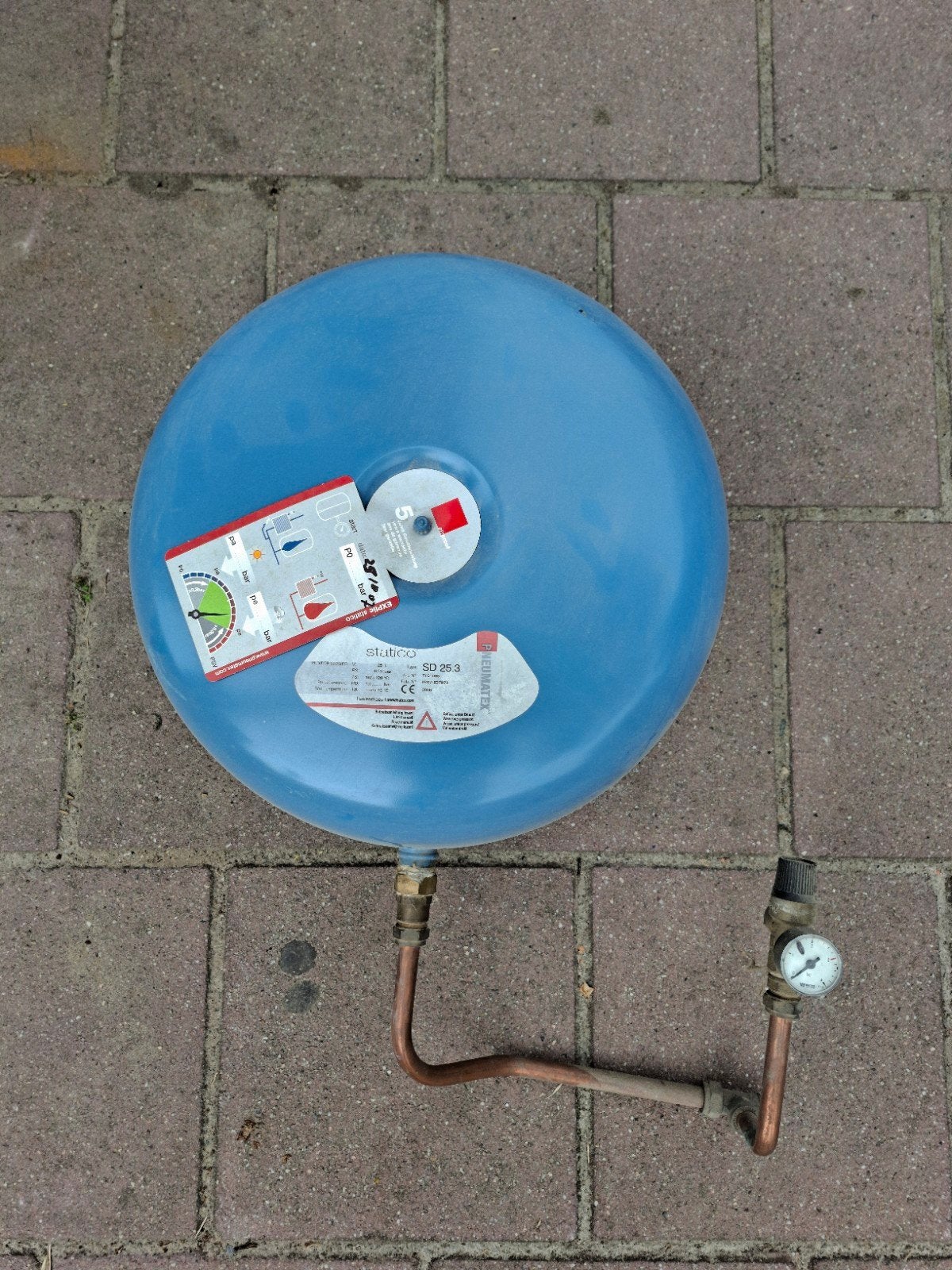 expansievat, Doe-het-zelf en Bouw, Ophalen, Gebruikt, Minder dan 60 cm, 30 tot 80 cm