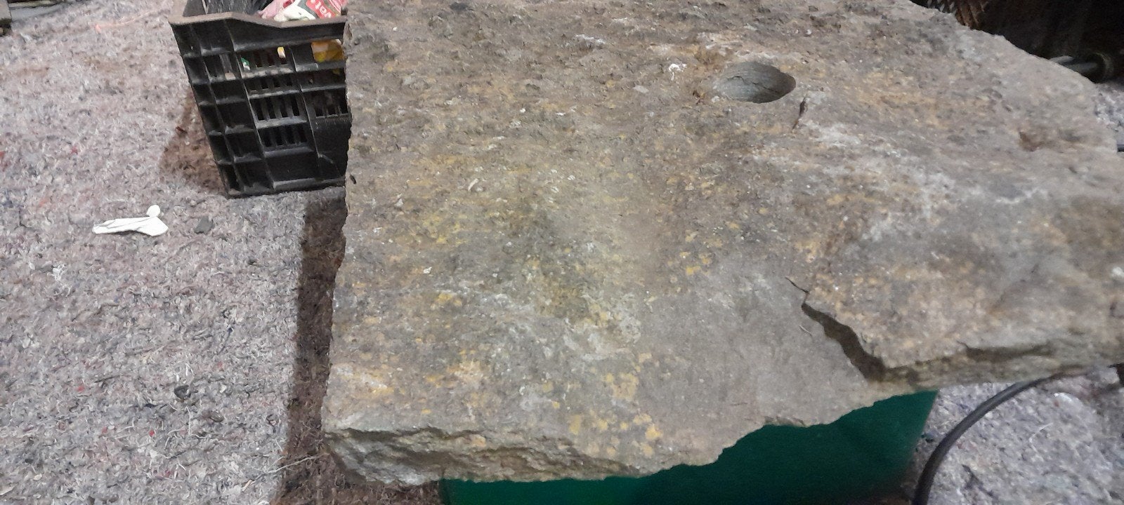 croûte de pierre bleue pour fontaine, Enlèvement, Utilisé, Autres types