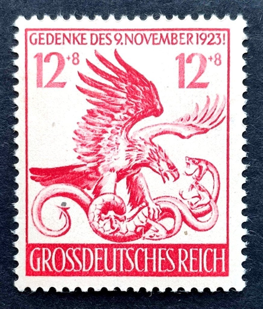 Dt.Reich: Hitlerputsch, Adler und Schlange 1944, Postzegels en Munten, Ophalen of Verzenden, Overige periodes