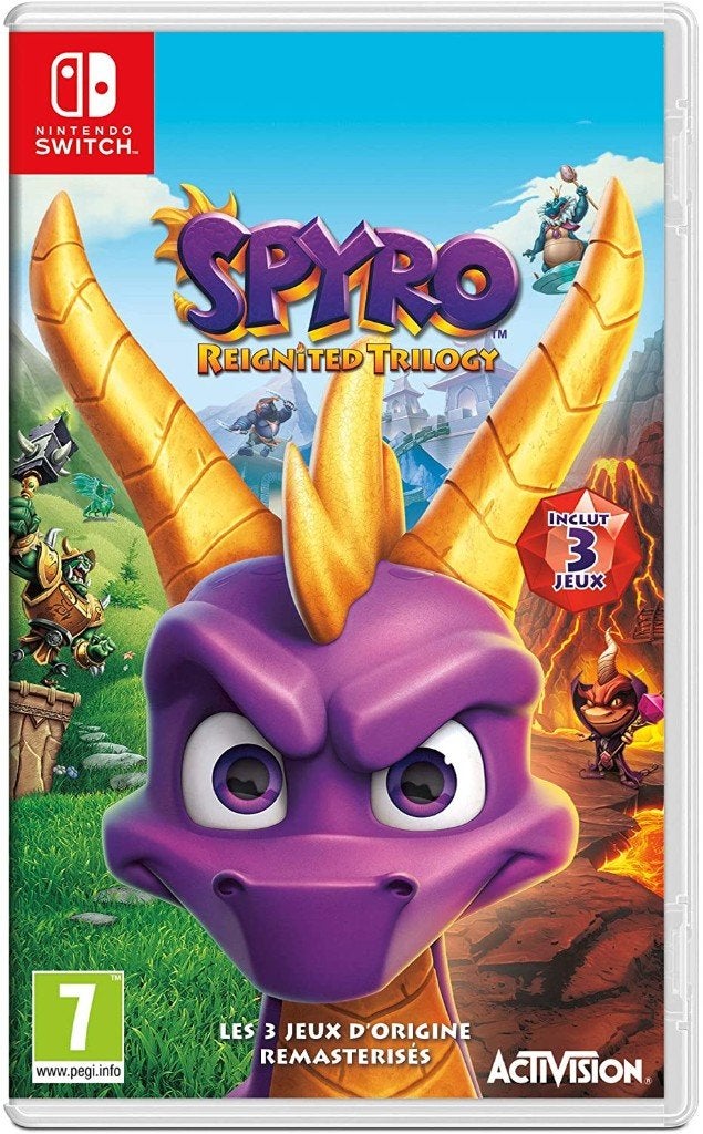 spyro trilogie jeu nintendo switch, Enlèvement, Comme neuf
