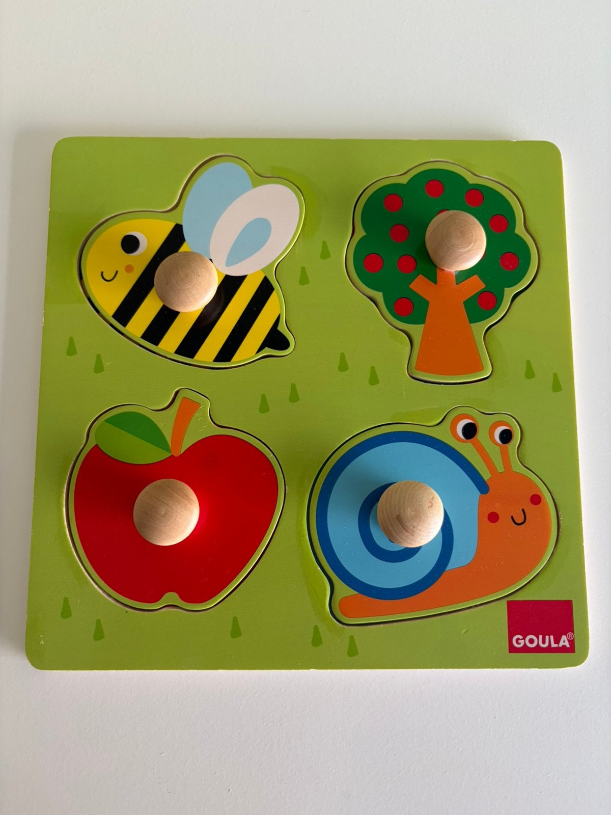 GOULA Boomgaard Inlegpuzzel, Kinderen en Baby's, Speelgoed | Kinderpuzzels, Ophalen, Zo goed als nieuw