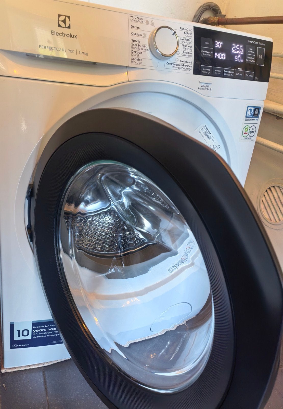 Electrolux wasmachine 9Kg, Ophalen