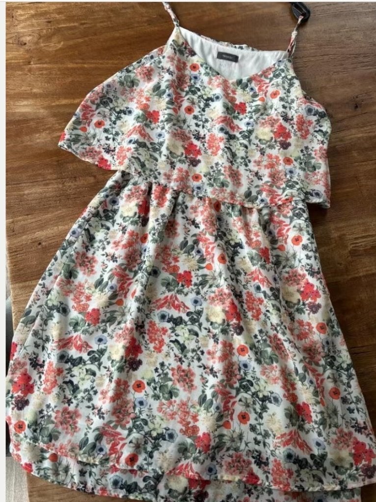 Jurk vintage maat 40, Ophalen of Verzenden, Zo goed als nieuw, Maat 38/40 (M), Meerkleurig