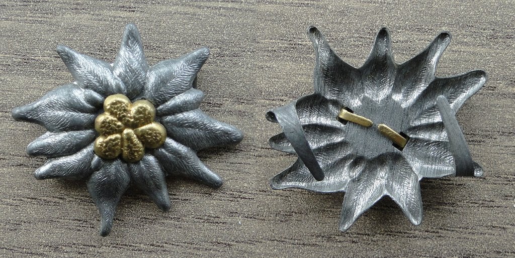 Gebirgsjäger Edelweiss  pour casquette, Enlèvement ou Envoi, Armée de terre, Emblème ou Badge