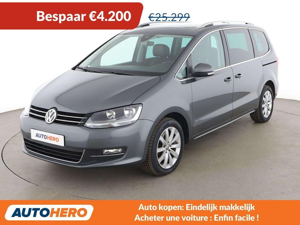Volkswagen Sharan 2.0 TDI Highline BlueMotion (bj 2019), Auto's, Gebruikt, Alcantara, Diesel, Overige carrosserie