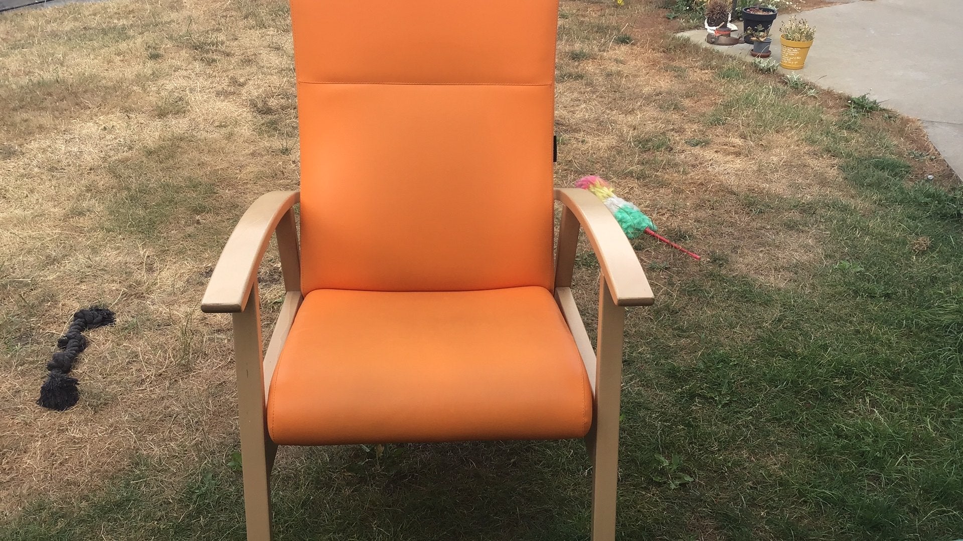 Relax fauteuil, Huis en Inrichting, Fauteuils, Ophalen, Kunststof, Gebruikt, Minder dan 75 cm