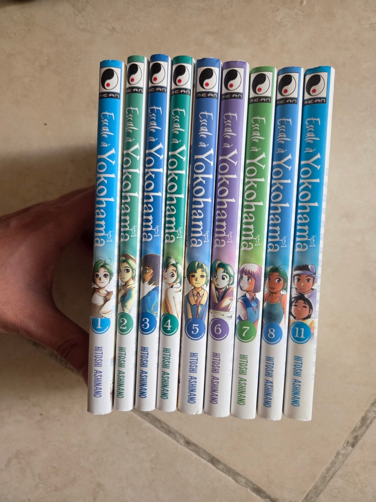Manga Escale à Yokohama 9 tomes, Enlèvement ou Envoi