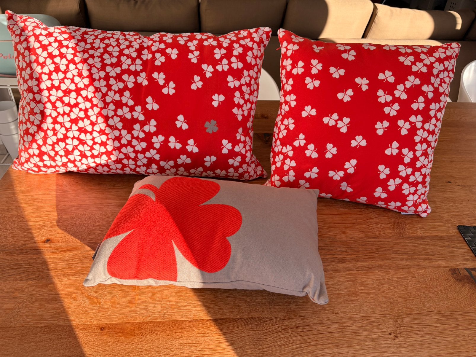 Lot de 3 coussins Fermob neufs, Coussin décoratif, Enlèvement ou Envoi, Autres couleurs, Comme neuf