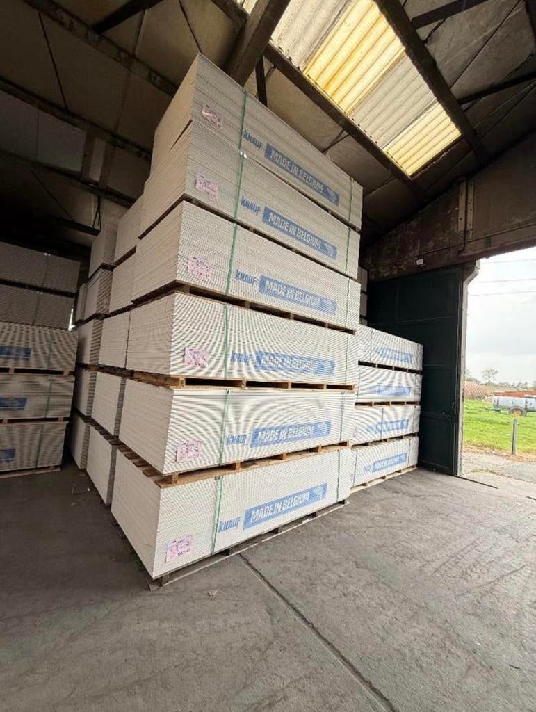 ‼️PLAQUE DE PLATRE DE MARQUE GYPROC & KNAUF EN PROMO‼️, Bricolage & Construction, Peinture, Vernis & Laque, Neuf, Enlèvement, Rue de Mons 164 bC, 7380 Quievrain