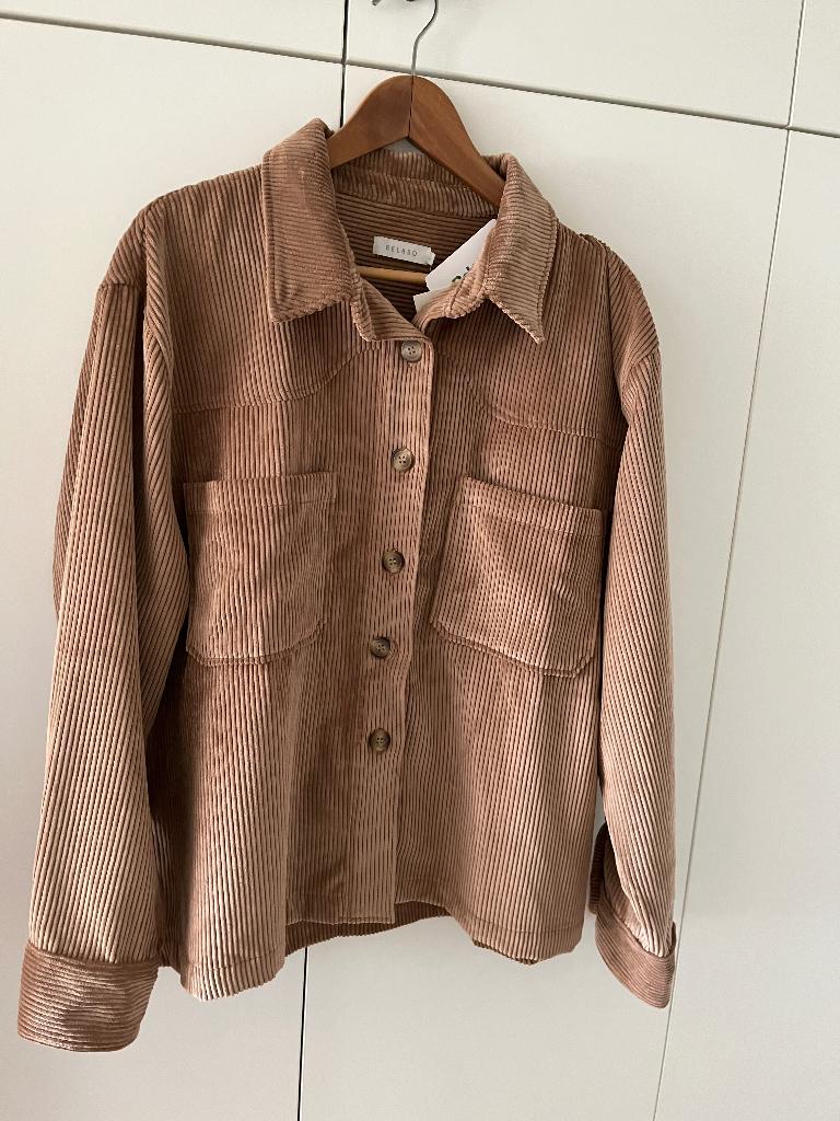 Bel & Bo, vest in velours maat 48, Bruin, Nieuw, Ophalen of Verzenden, Jasje