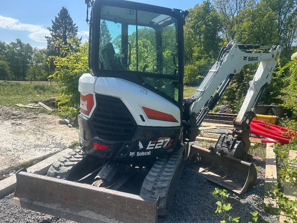 Mini pelle E27z, Enlèvement, Grue