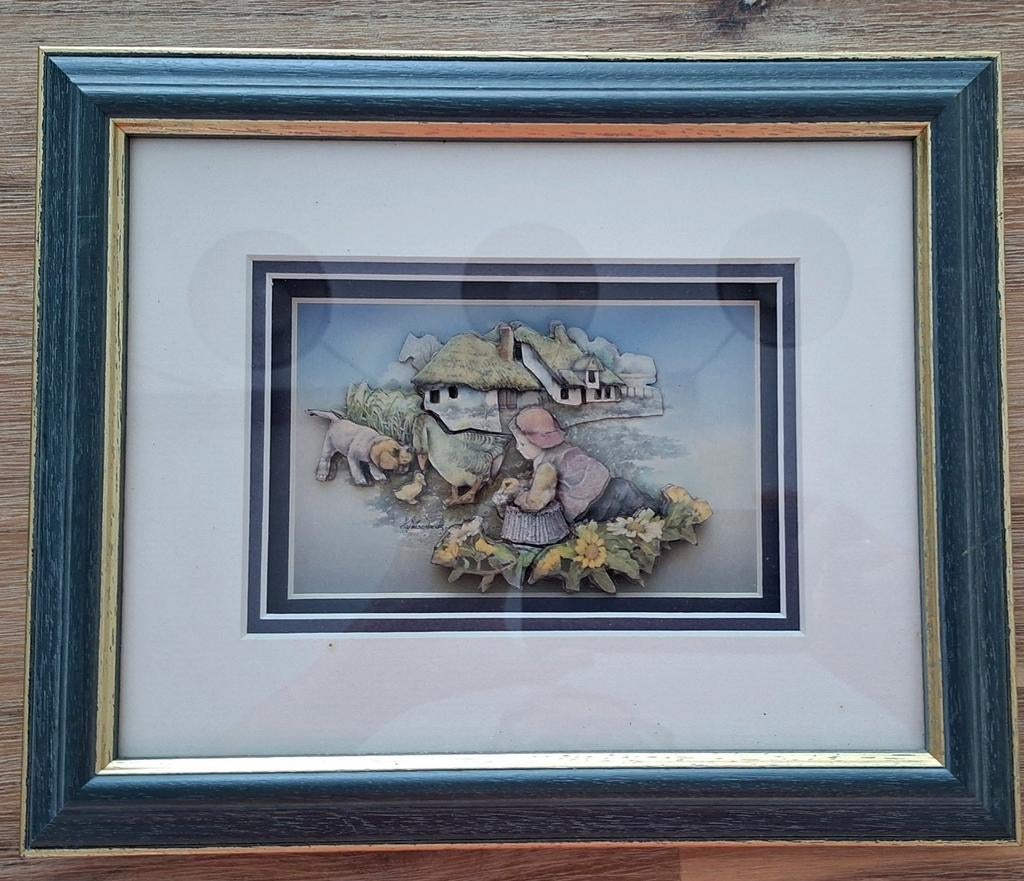 Kadertje Anton Pieck stijl, Antiek en Kunst, Ophalen of Verzenden