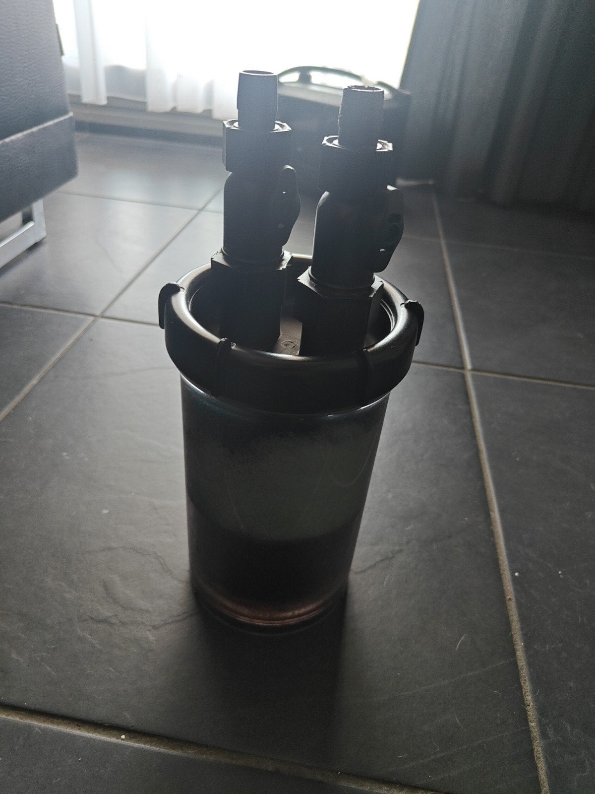 Sera potfilter, Ophalen
