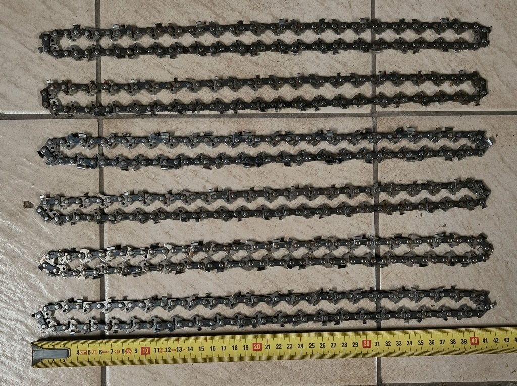 Zaagkettingen 42 cm, Bricolage & Construction, Outillage | Scies mécaniques, Enlèvement, Utilisé, Tronçonneuse