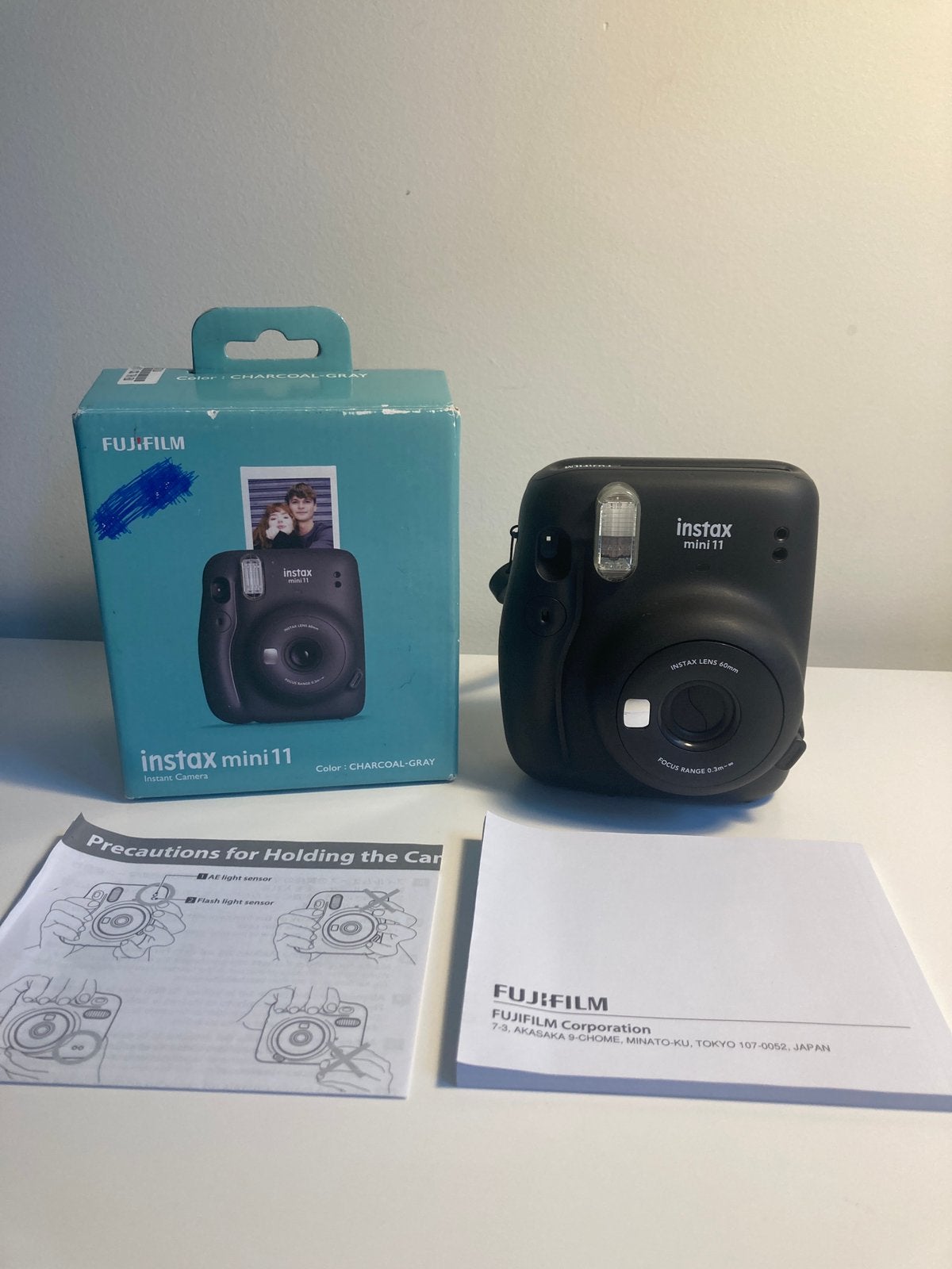 Fujifilm Instax mini 11 werkend Black, Ophalen of Verzenden, Zo goed als nieuw, Polaroid, Fuji