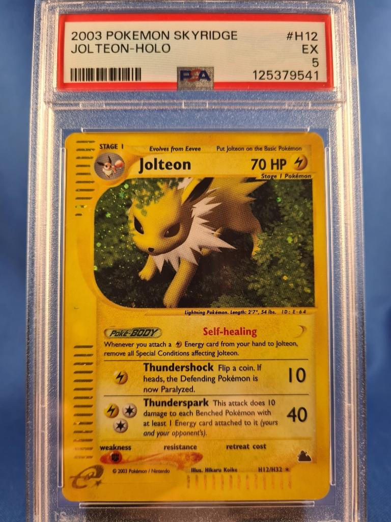 Jolteon H12/144 - Skyridge (PSA 5), Envoi, Utilisé