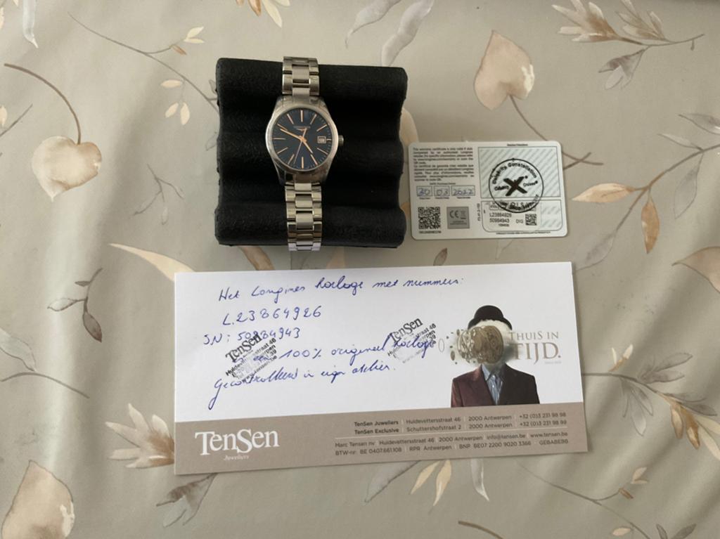 Horloge Longines Conquest Classic, Handtassen en Accessoires, Horloges | Dames, Staal, Gebruikt, Staal, Polshorloge
