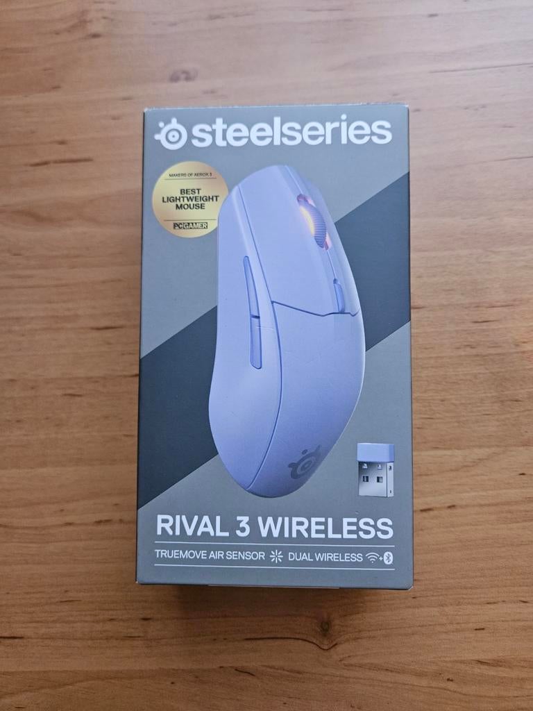 Gaming muis SteelSeries Rival 3 Wireless Gen 2, Computers en Software, Muizen, Muis, Draadloos, Ophalen of Verzenden