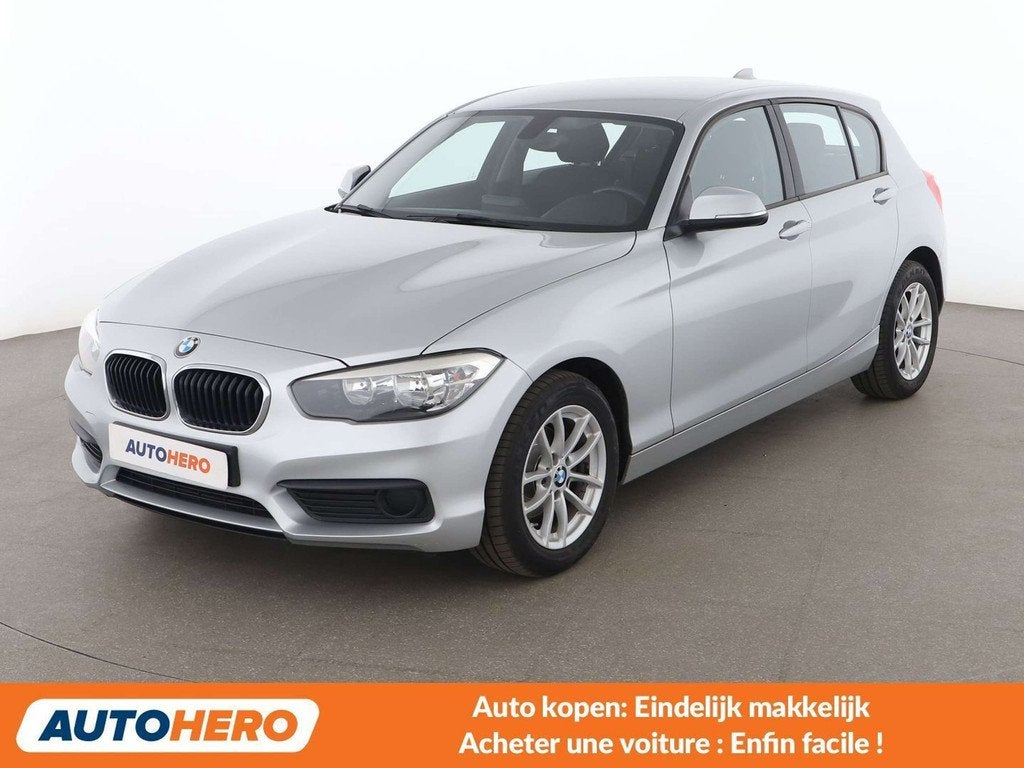 BMW 1 Serie 114 114d (année de construction 2015), 1385 kg, Argent ou Gris, Achat, Boîte manuelle