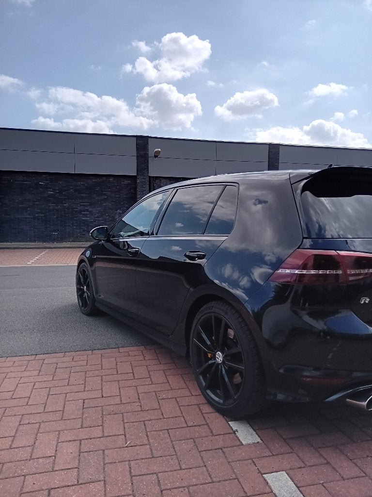 Golf 7R, Automaat, 4 cilinders, Zwart, Leder