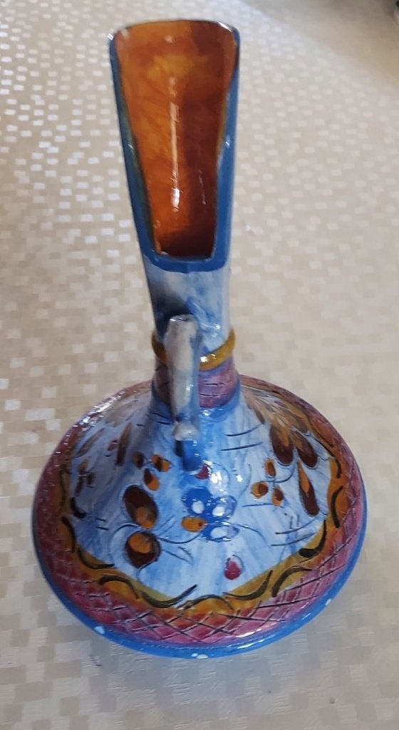Authentieke Italiaanse Majolica vaas/schenkkan., Verzenden