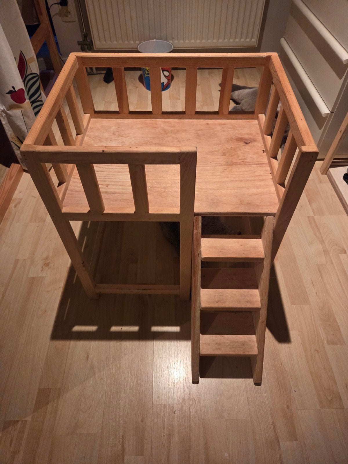 Katten huis met trapje, Enlèvement