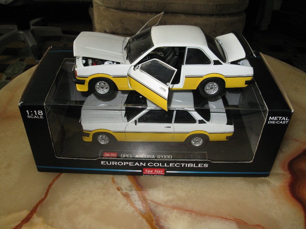 Opel Ascona B i2000 Sunstar échelle 1/18, Enlèvement ou Envoi, Neuf, Voiture, Sun Star