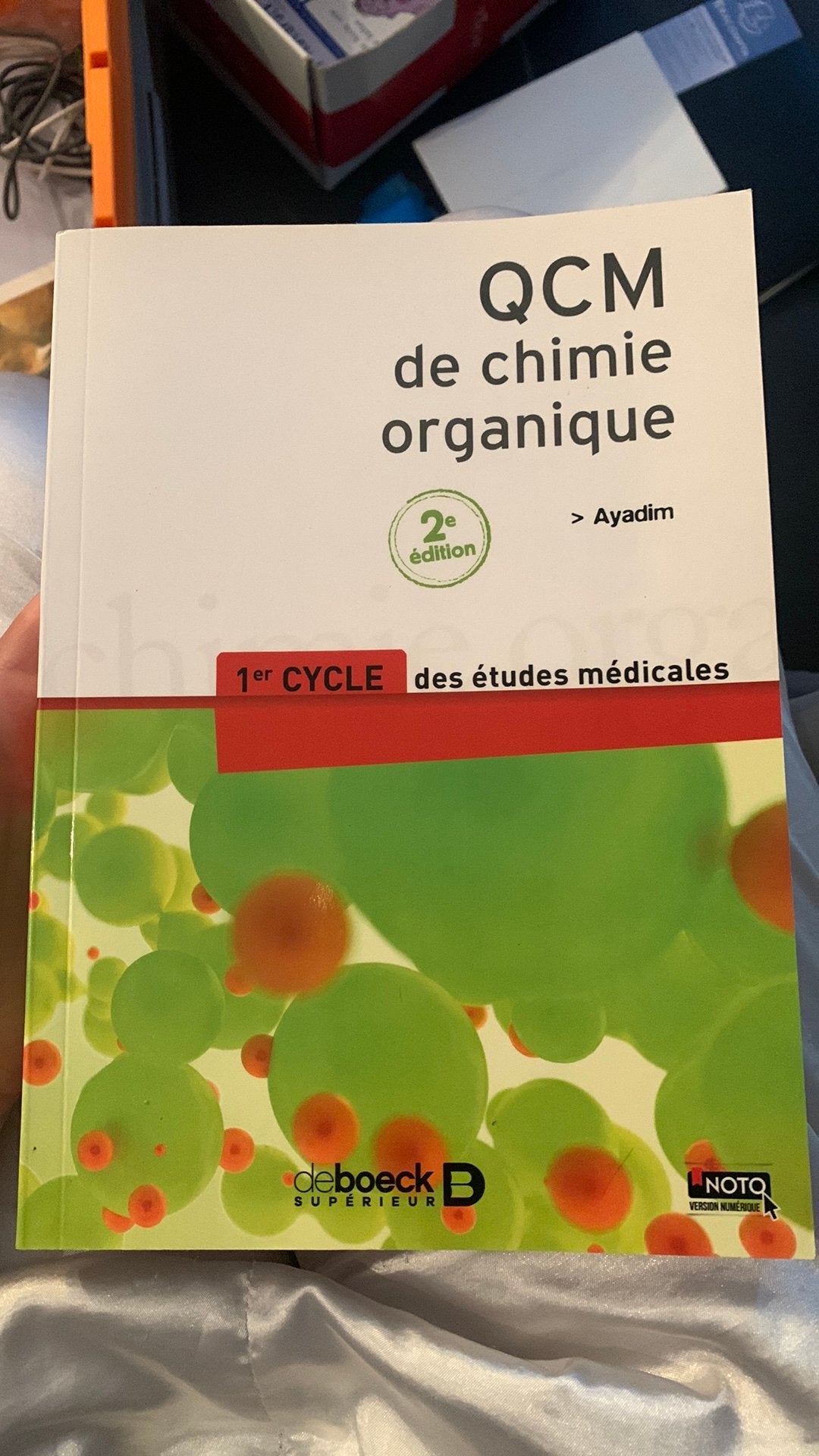QCM de chimie organique, Enlèvement, Neuf, Enseignement supérieur
