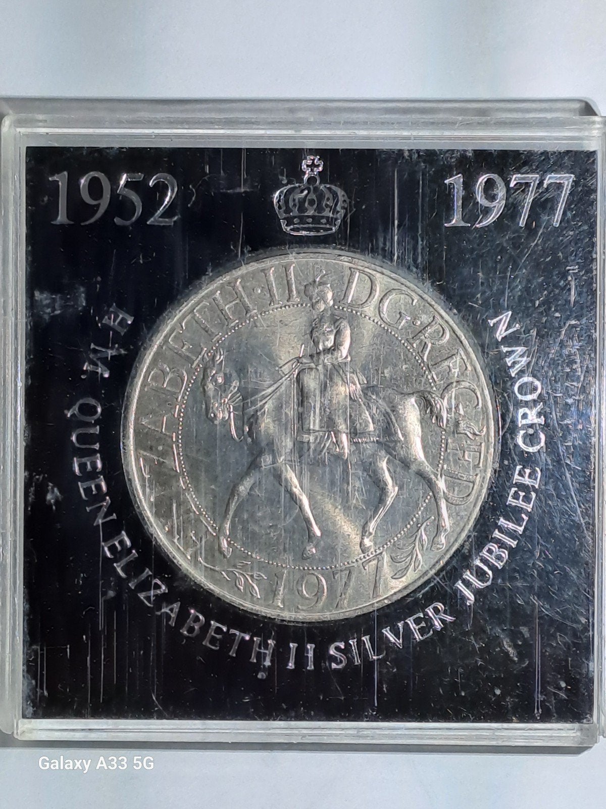 Royaume-Uni-Elizabeth II-25 Pence 1977, Enlèvement ou Envoi