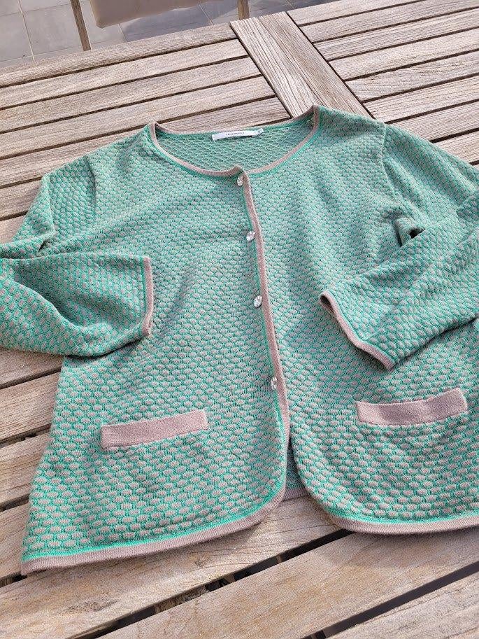 Gilet Van Hassels XS, Enlèvement ou Envoi, Taille 36 (S), Comme neuf, Vert